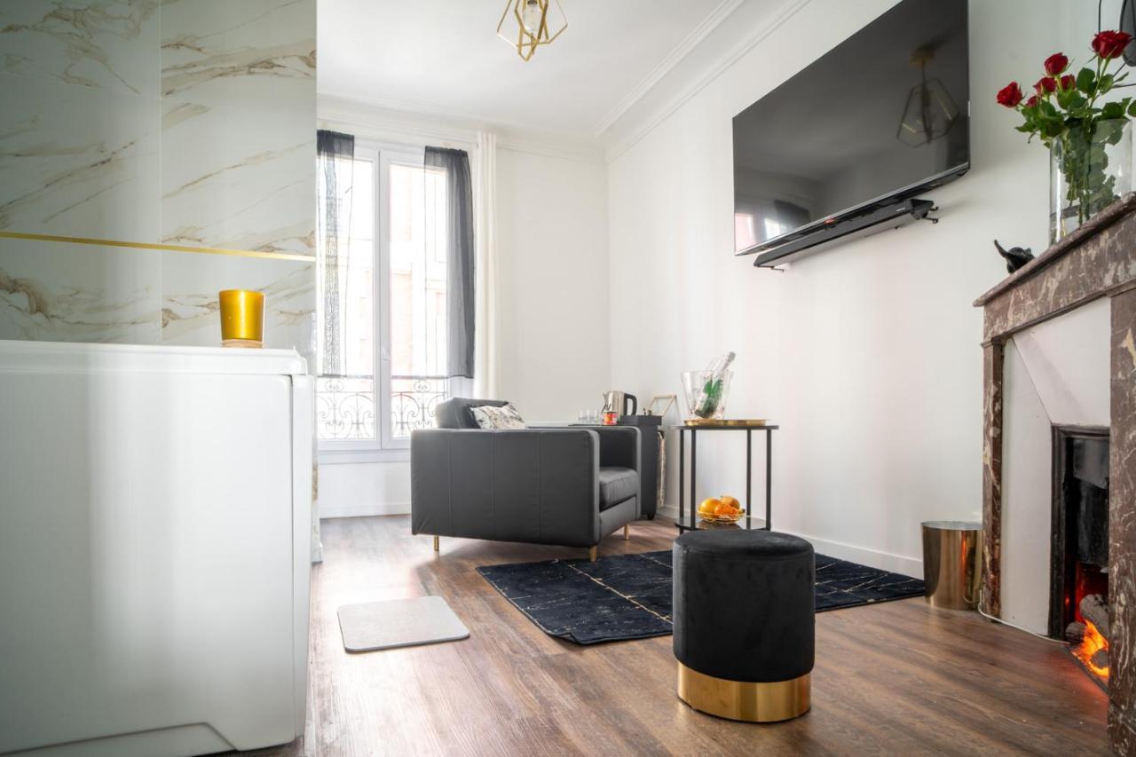 Suite L'Eclipse Paris, Logement Avec Jacuzzi, A 10 Minutes Des Champs Elysees 르발루아페레 외부 사진