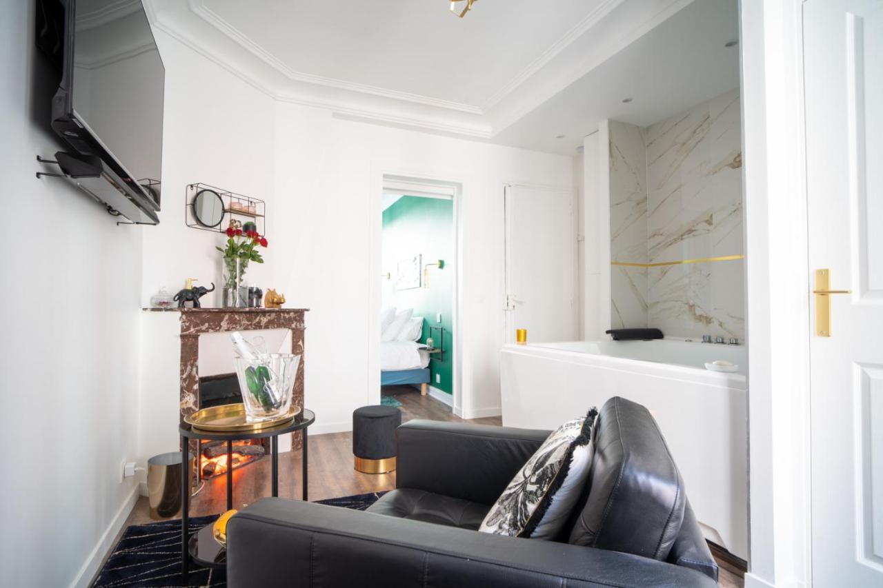 Suite L'Eclipse Paris, Logement Avec Jacuzzi, A 10 Minutes Des Champs Elysees 르발루아페레 외부 사진